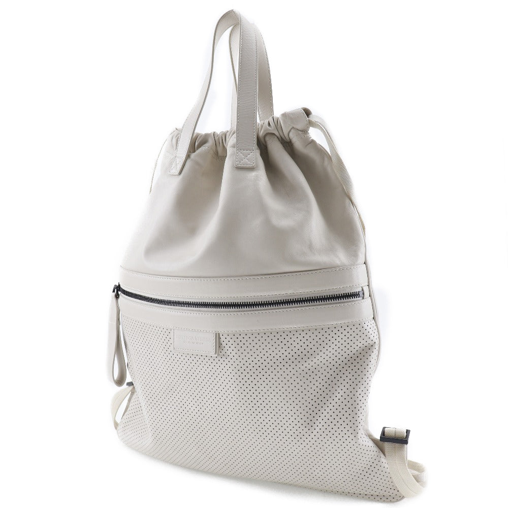 Bottega Veneta, Beige, Leather, backpack