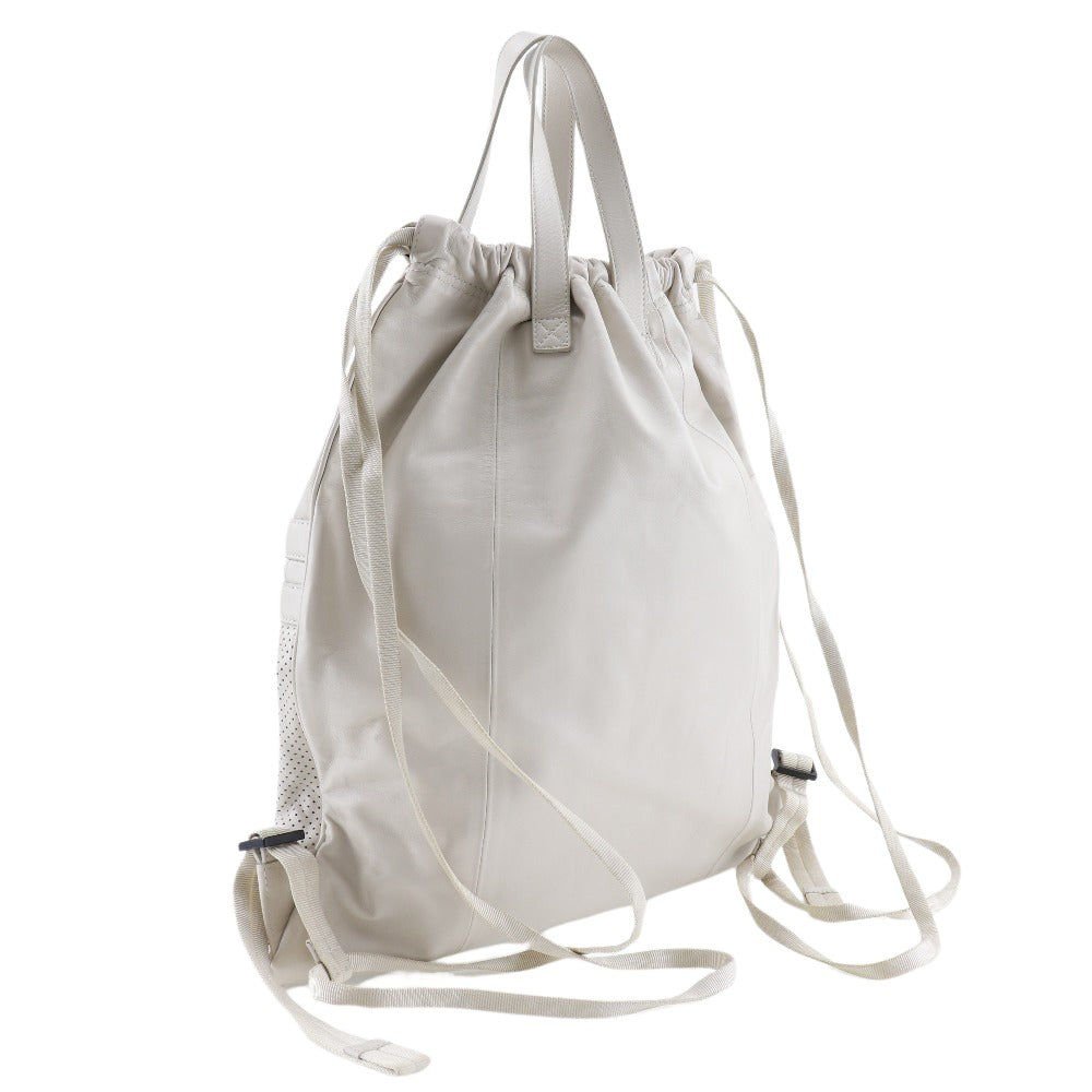 Bottega Veneta, Beige, Leather, backpack