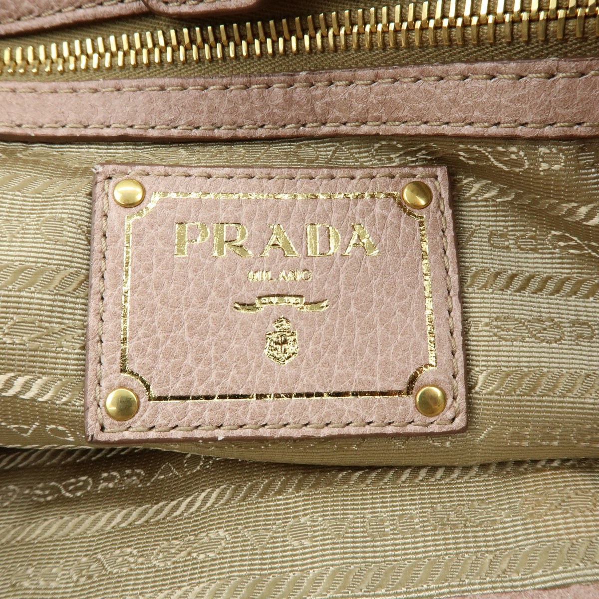 Prada Vitello Daino Leather, Pink, Leather, Shoulder Bag