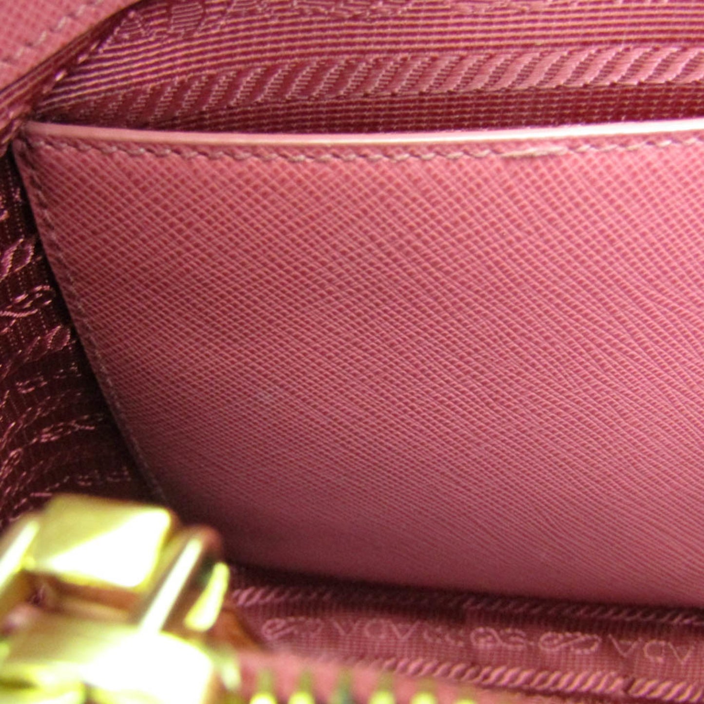 Prada Saffiano, Pink, Leather, handbag