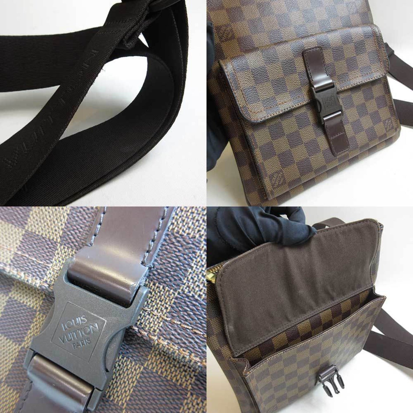 Louis Vuitton Melville, Brown, Canvas, shoulder