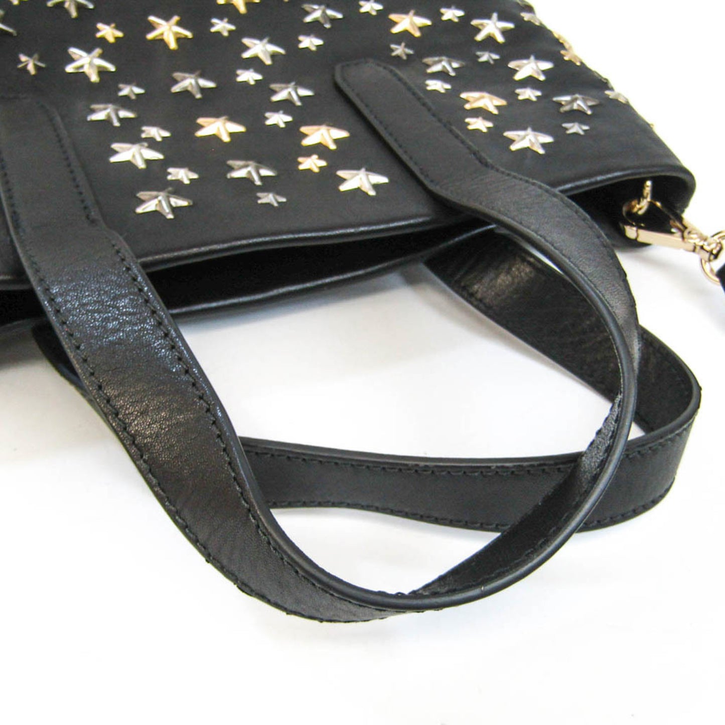 Jimmy Choo Star, Black, Leather, shoulder