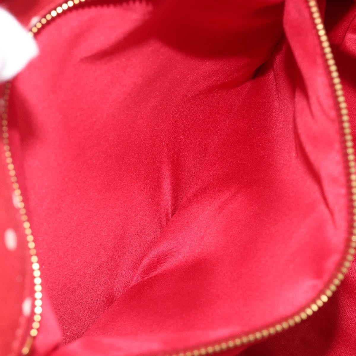 Miu Miu Beau Top Handle Leather, Red, Canvas, Handbag