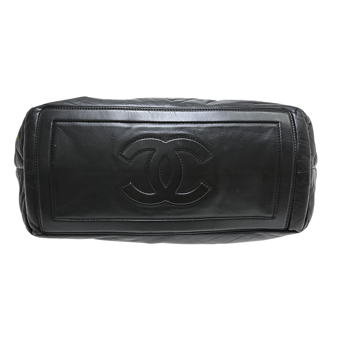 Chanel Coco Cocoon Reversible Tote Quilted Lambskin, Black, Leather, Tote Bag
