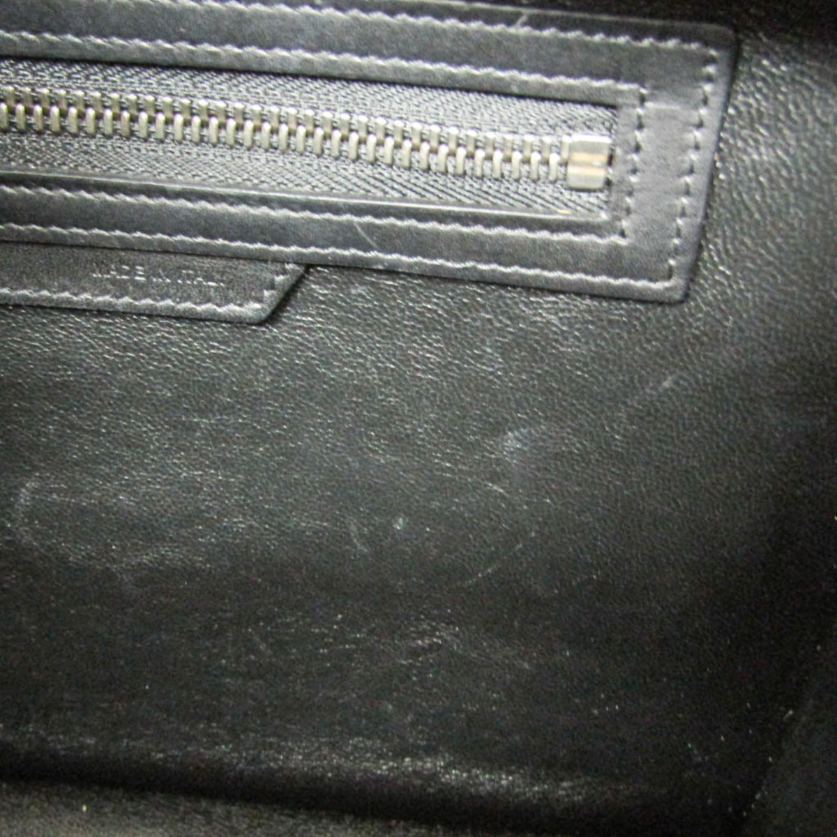 Celine Tricolor Luggage Felt, Multicolour, Leather, Handbag