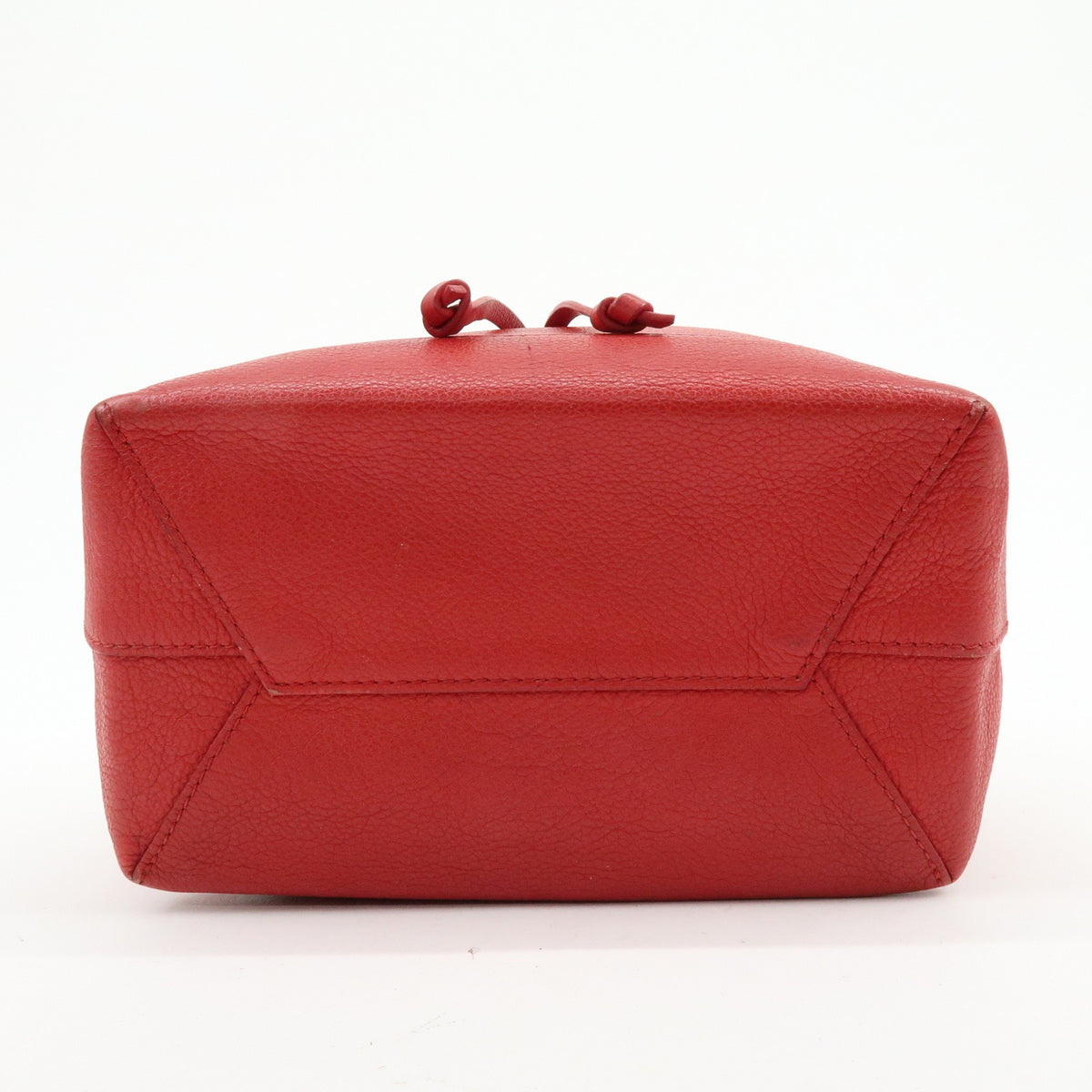Louis Vuitton Lockme Leather, Red, Leather, Backpack
