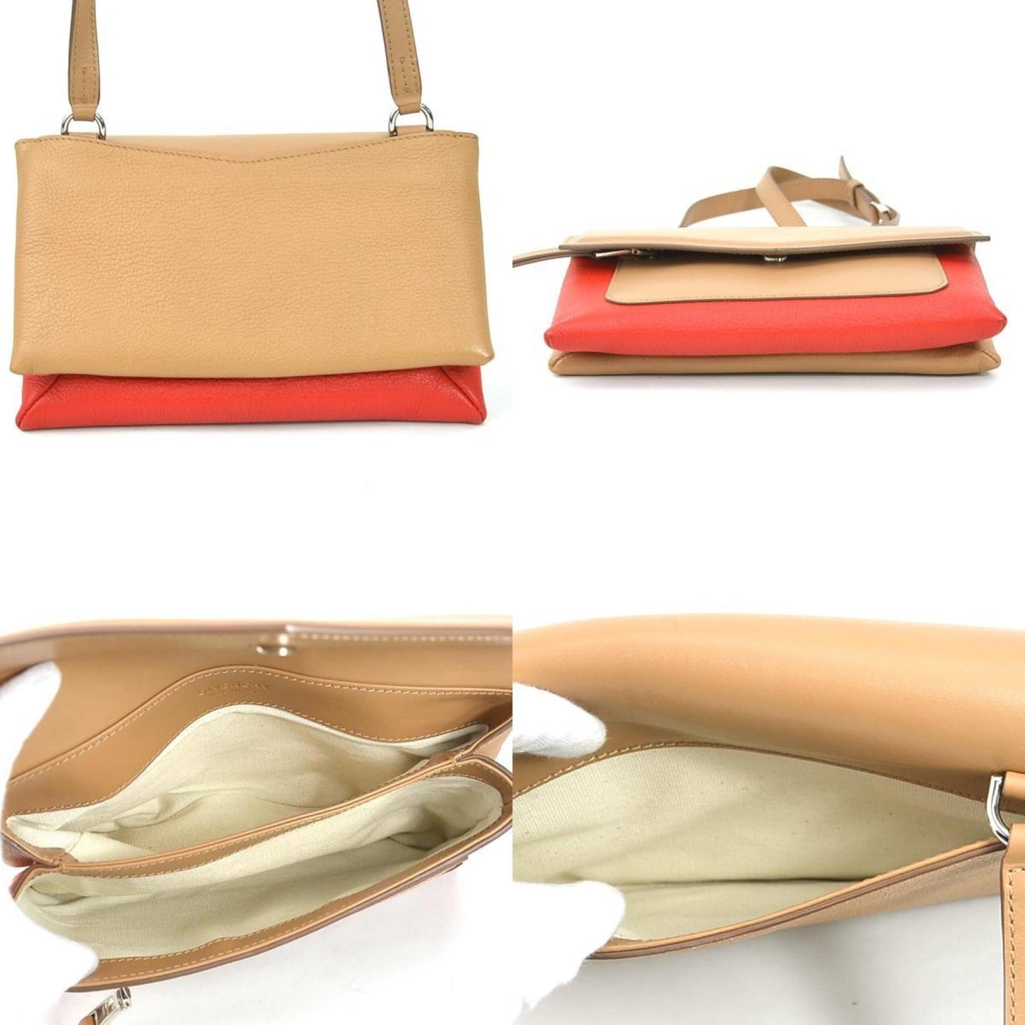Givenchy, Camel, Leather, shoulder