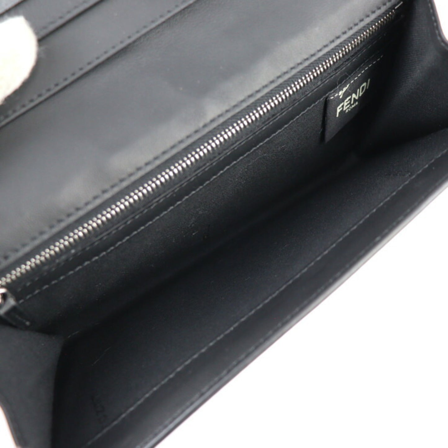 Fendi, Black, Leather, wallet