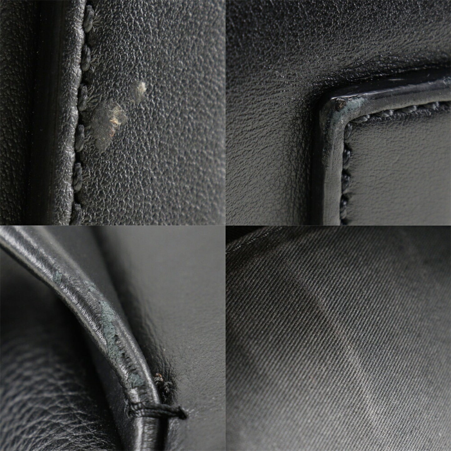 Christian Louboutin, Black, Leather, backpack