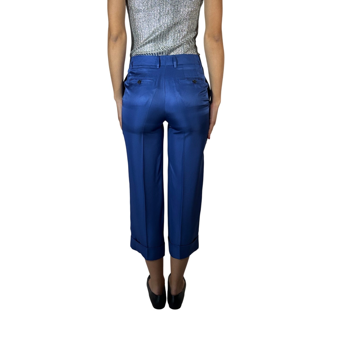 True Royal Cropped Pants
