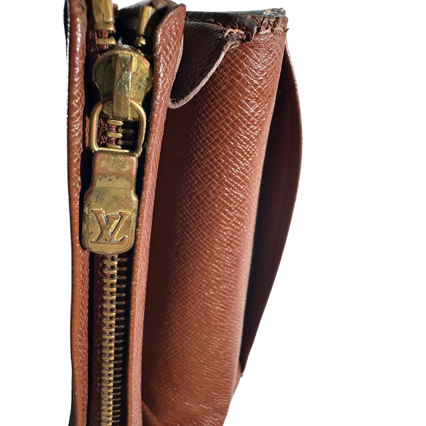 Louis Vuitton Mini Pochette Shoulder Bag Brown