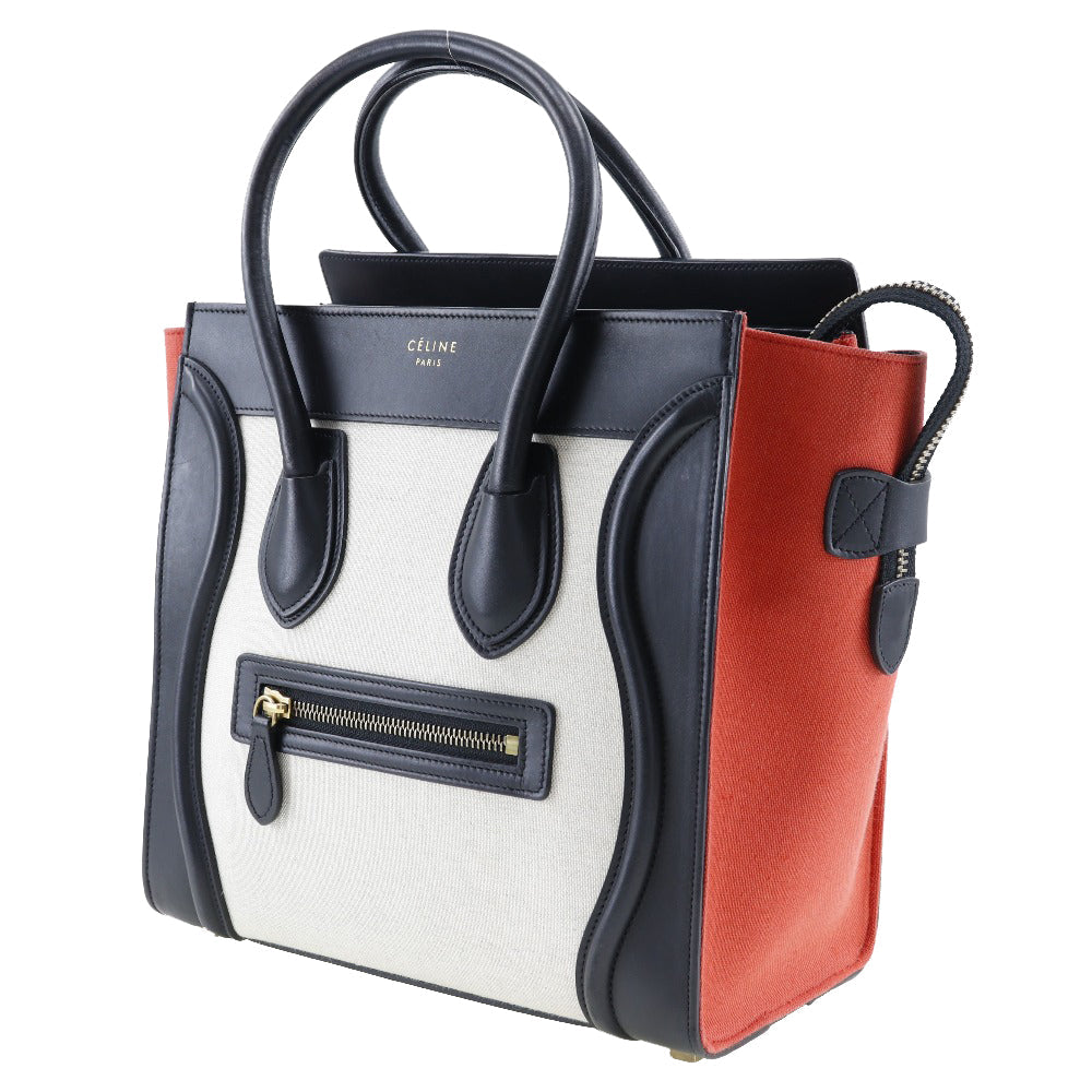 Céline Luggage, Multicolour, Leather, handbag