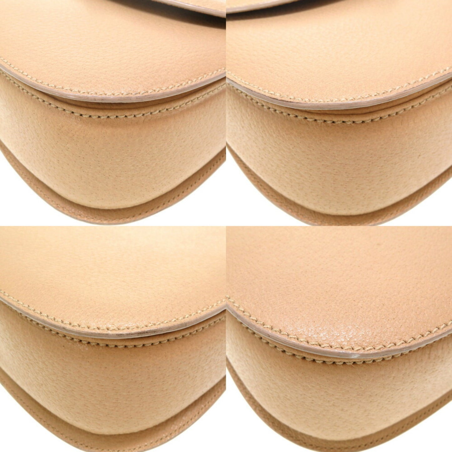 Gucci Bamboo, Beige, Leather, handbag