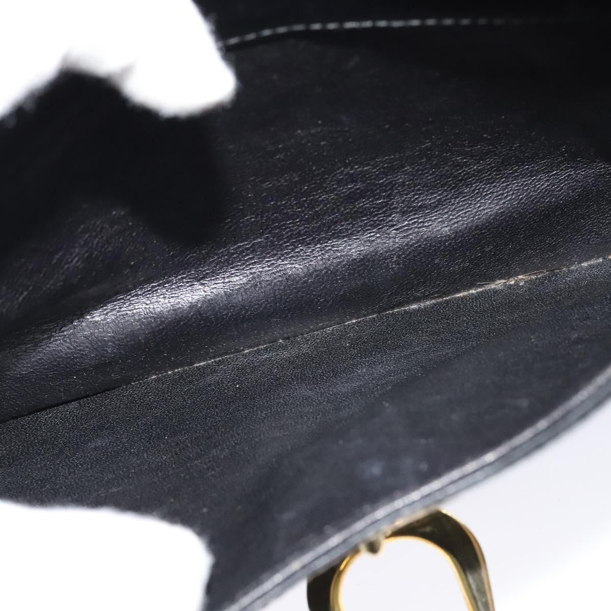 Gucci Vintage Leather, Black, Leather, Shoulder Bag