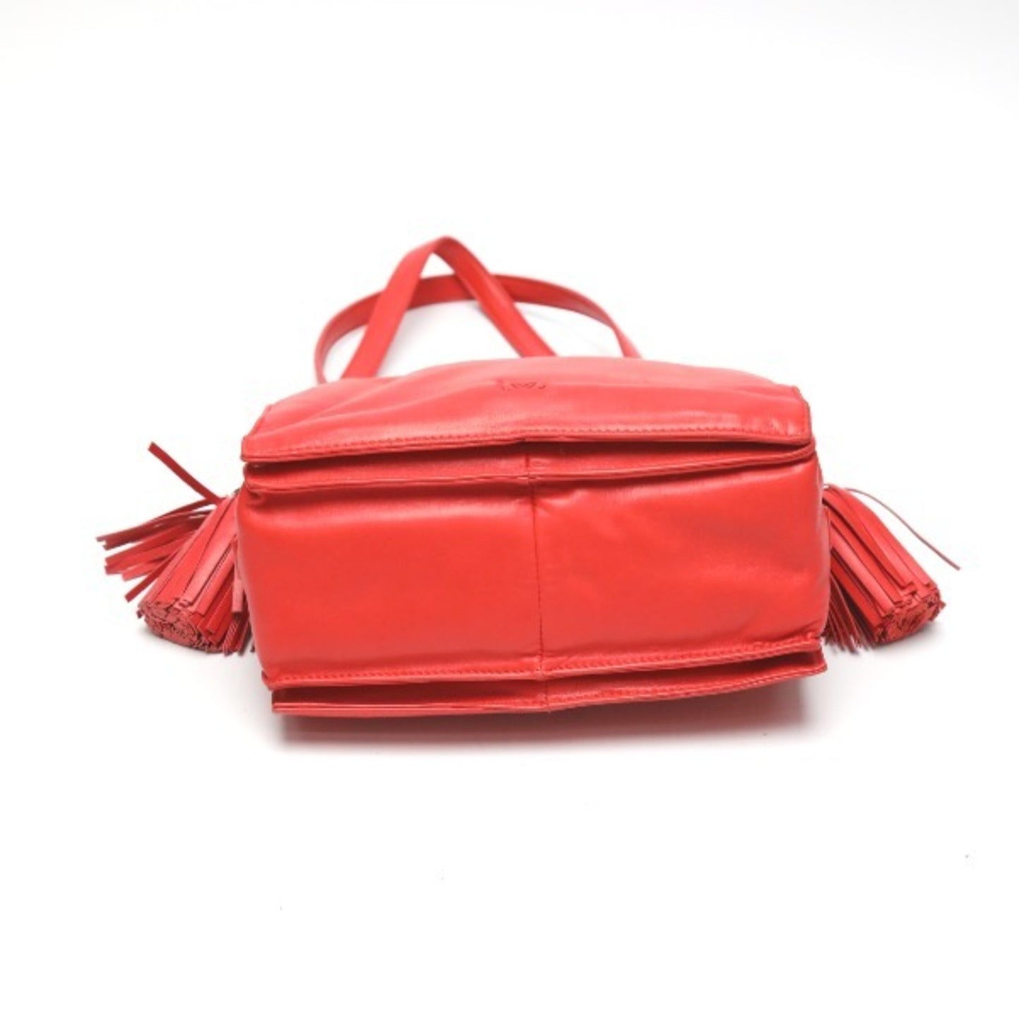 Loewe Flamenco, Red, Leather, shoulder