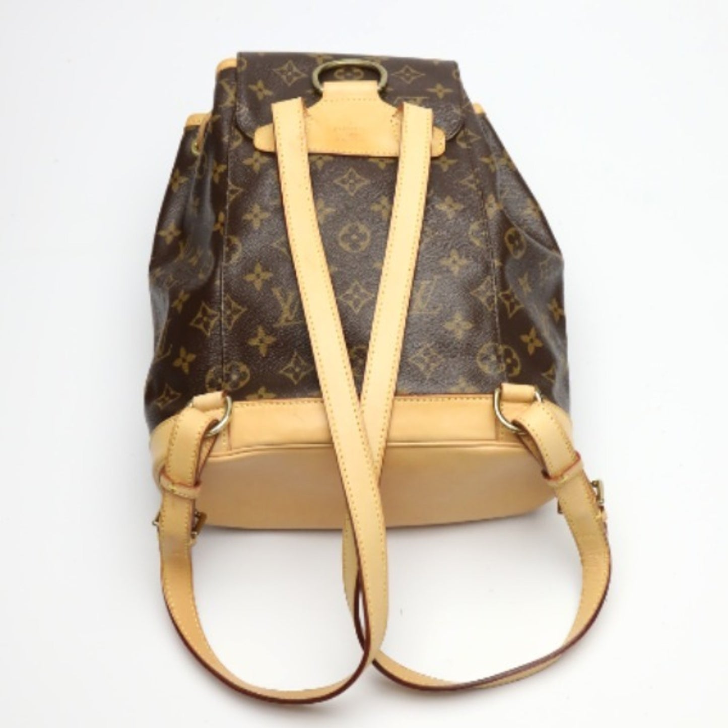 Louis Vuitton Montsouris, Brown, Canvas, backpack
