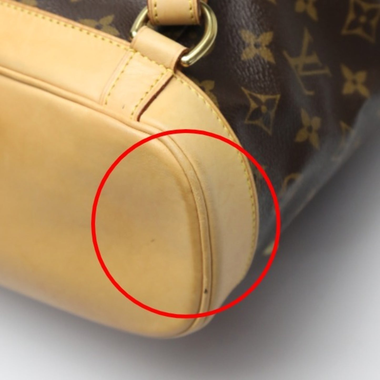 Louis Vuitton Montsouris, Brown, Canvas, backpack