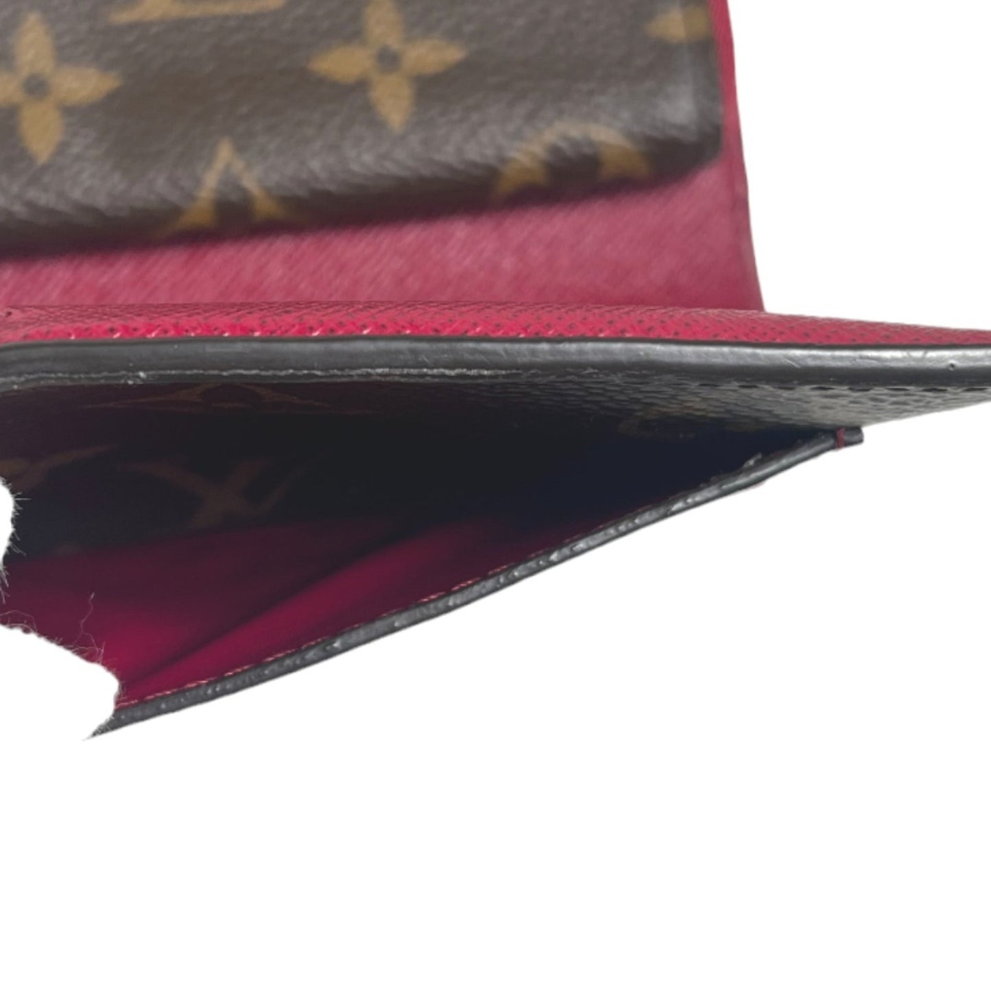 Louis Vuitton Juliette, Pink, Canvas, wallet