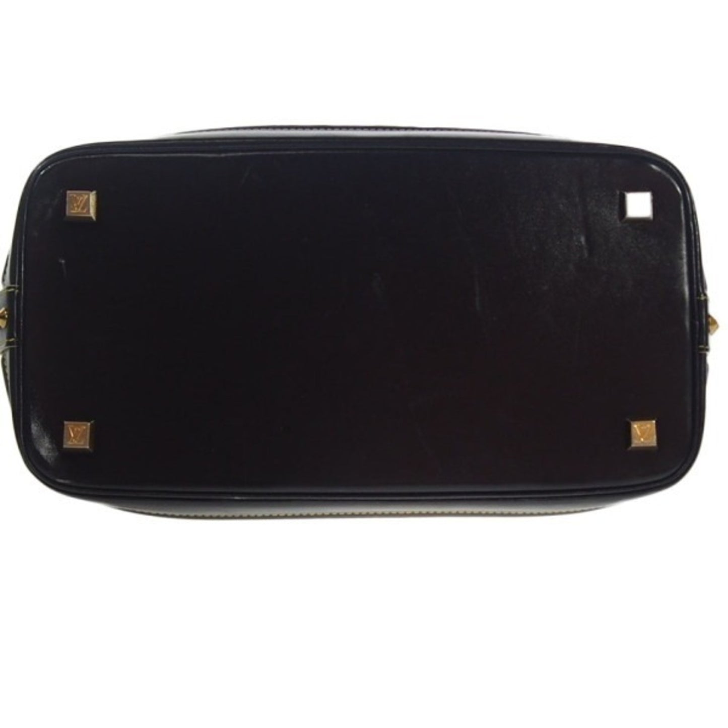 Louis Vuitton Lockit, Black, Leather, handbag