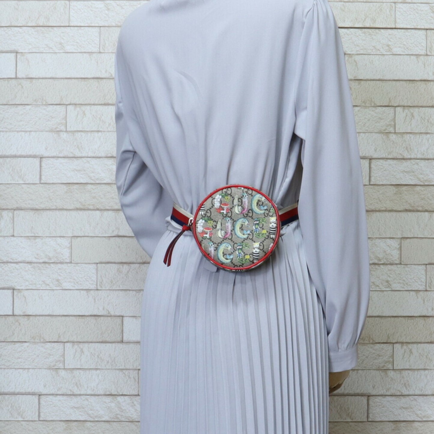 Gucci GG Supreme, Multicolour, Canvas, shoulder