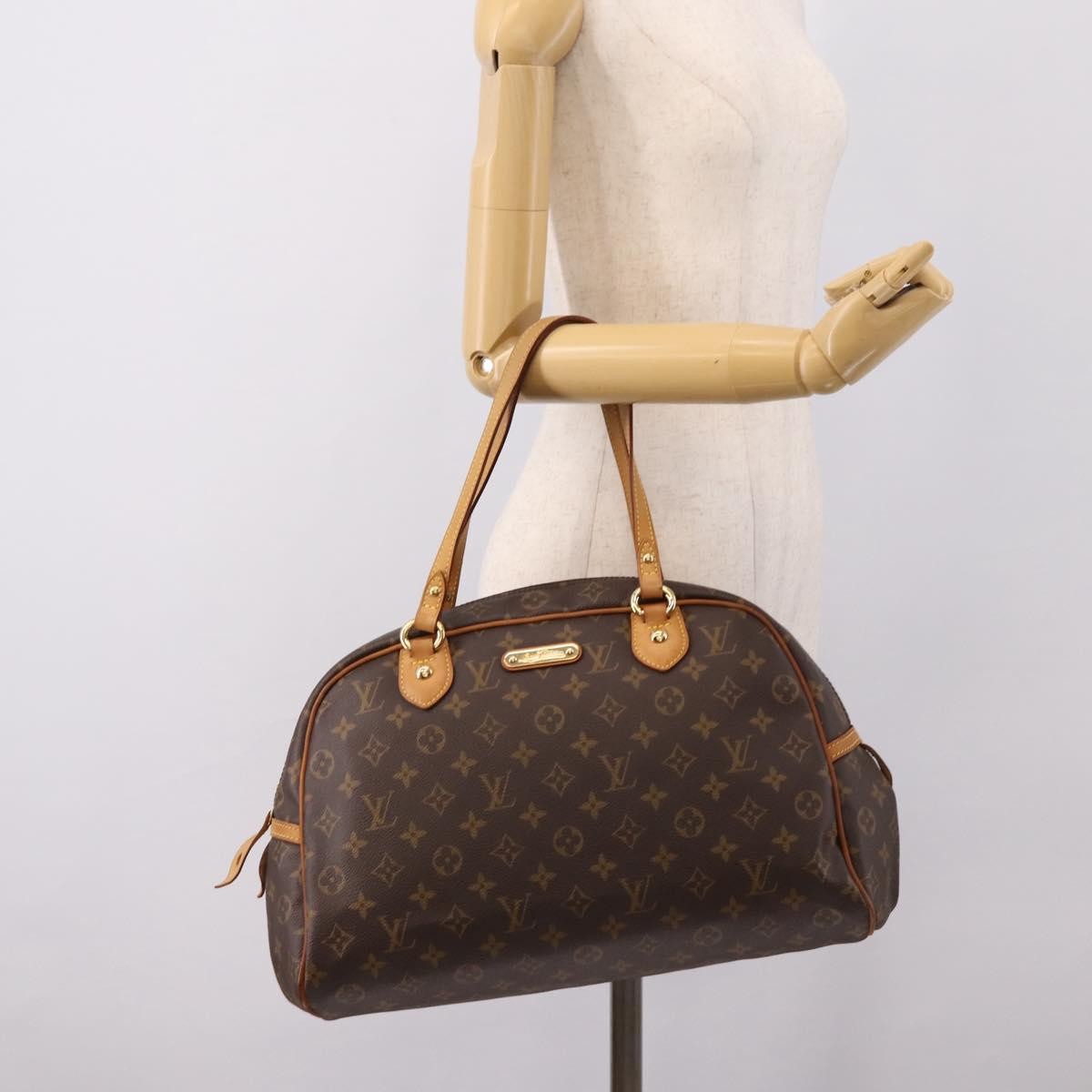 Louis Vuitton Montorgueil Monogram Canvas, Brown, Canvas, Handbag