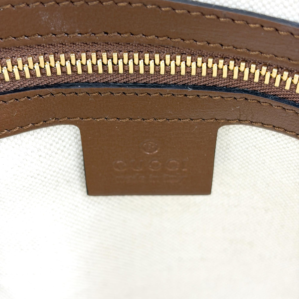 Gucci Horsebit 1955 GG Canvas with Leather, Brown, Canvas, Tote Bag