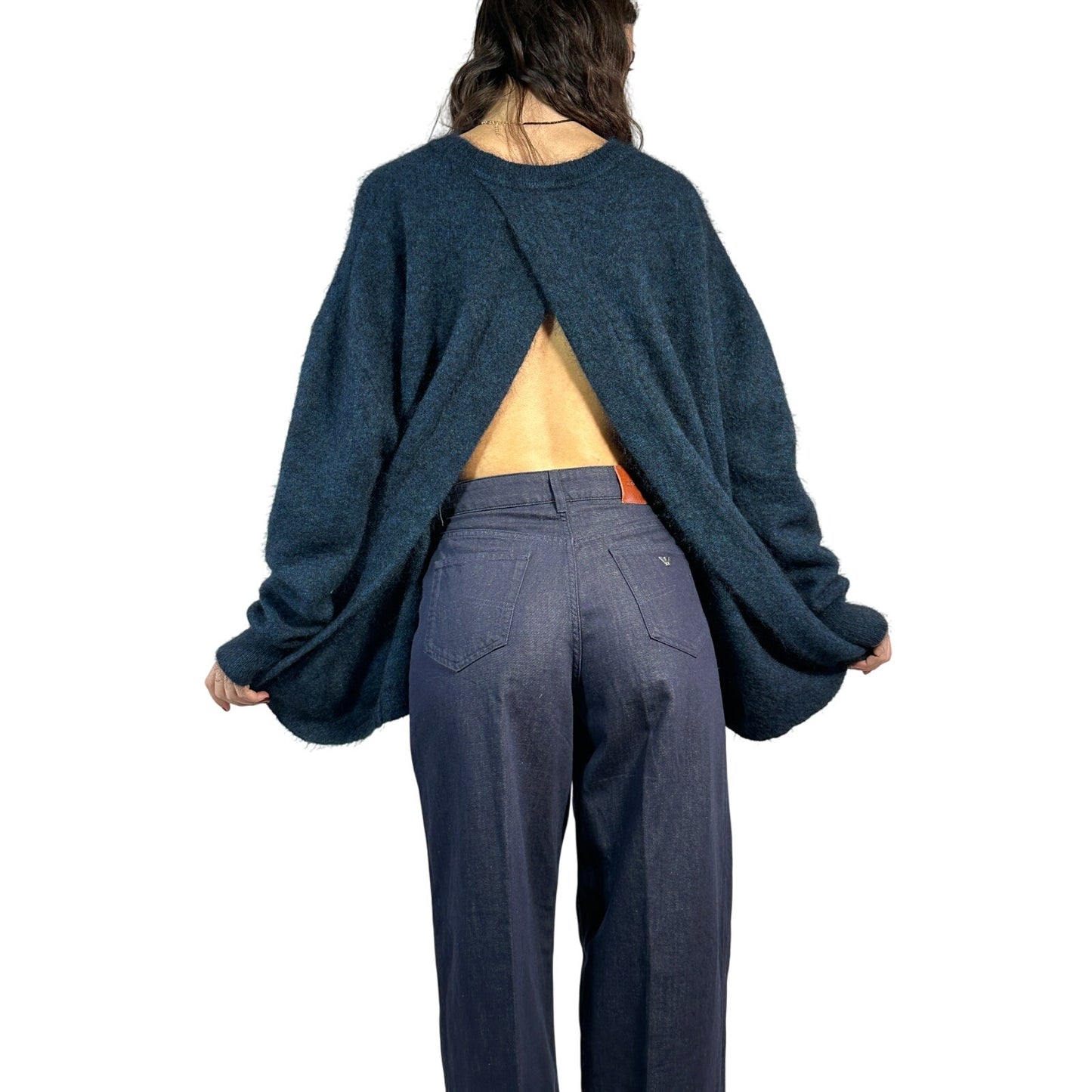NEW ELLERY Tambourine Open Back Sweater