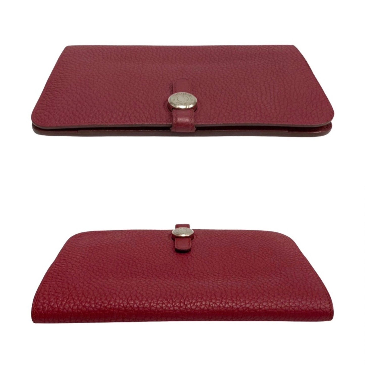 Hermès Dogon, Burgundy, Leather, wallet