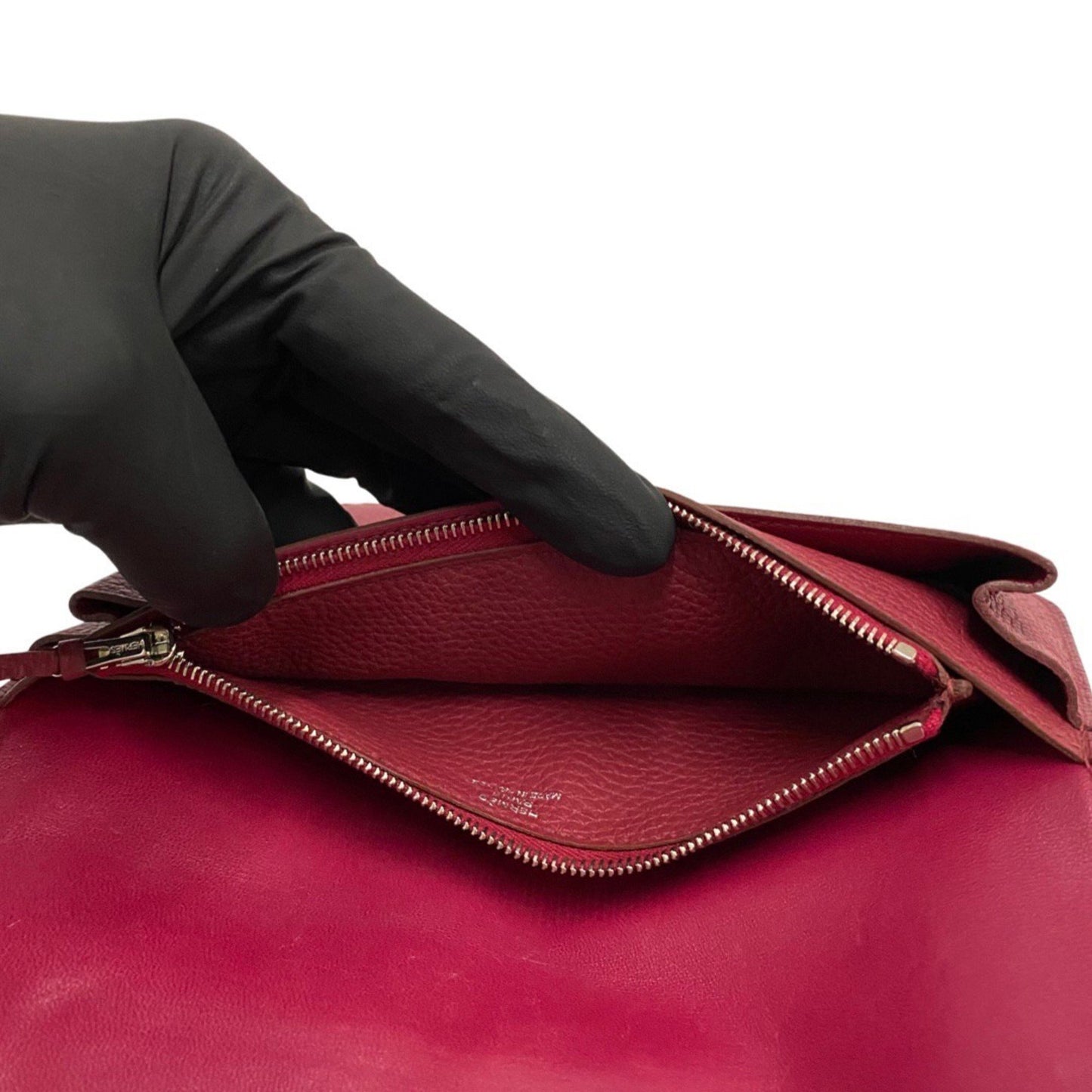 Hermès Dogon, Burgundy, Leather, wallet