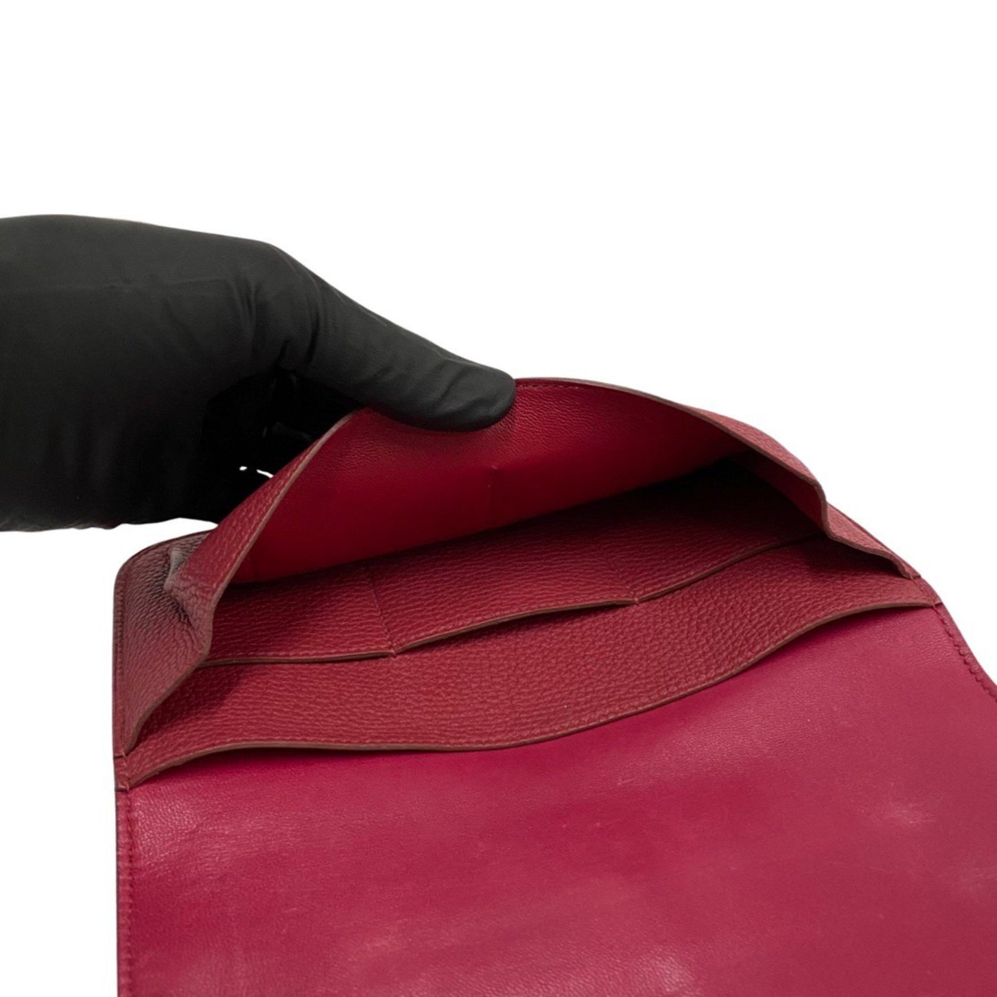 Hermès Dogon, Burgundy, Leather, wallet