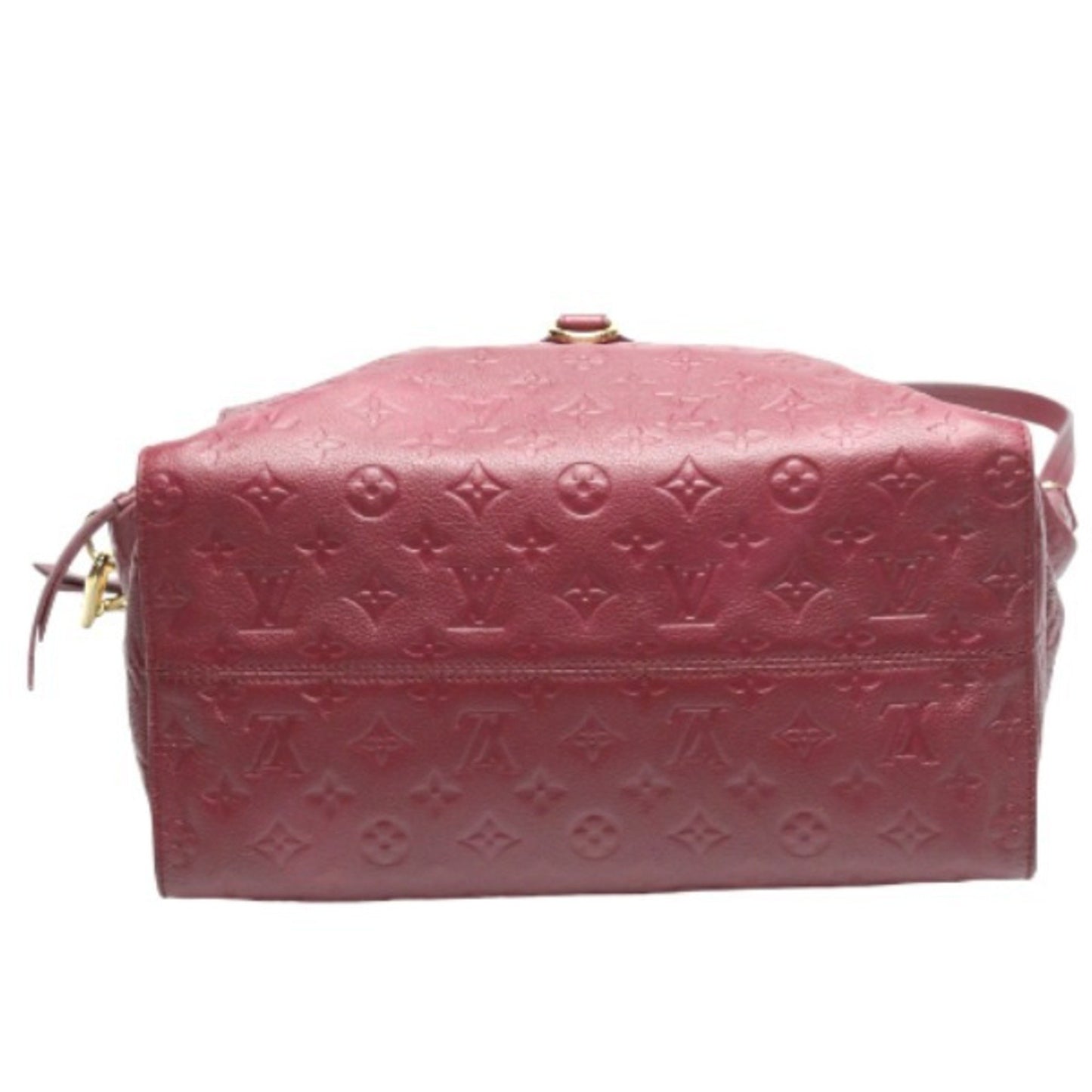 Louis Vuitton Lumineuse, Burgundy, Canvas, handbag