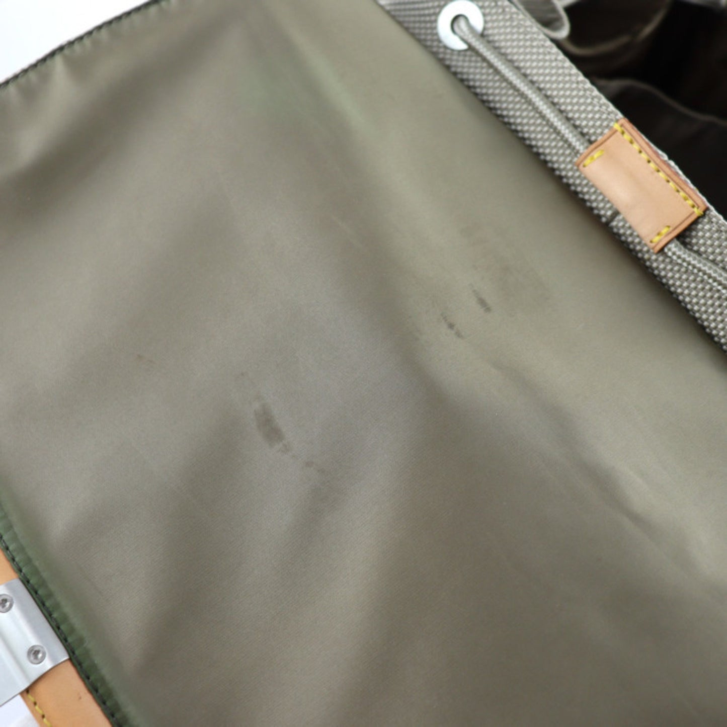Louis Vuitton Pionie, Beige, Leather, backpack