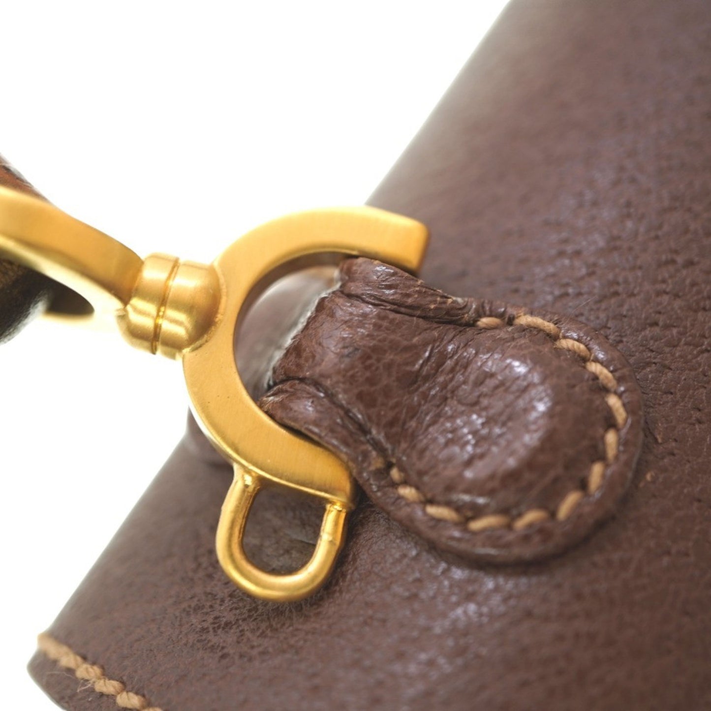 Gucci Bamboo, Brown, Leather, handbag