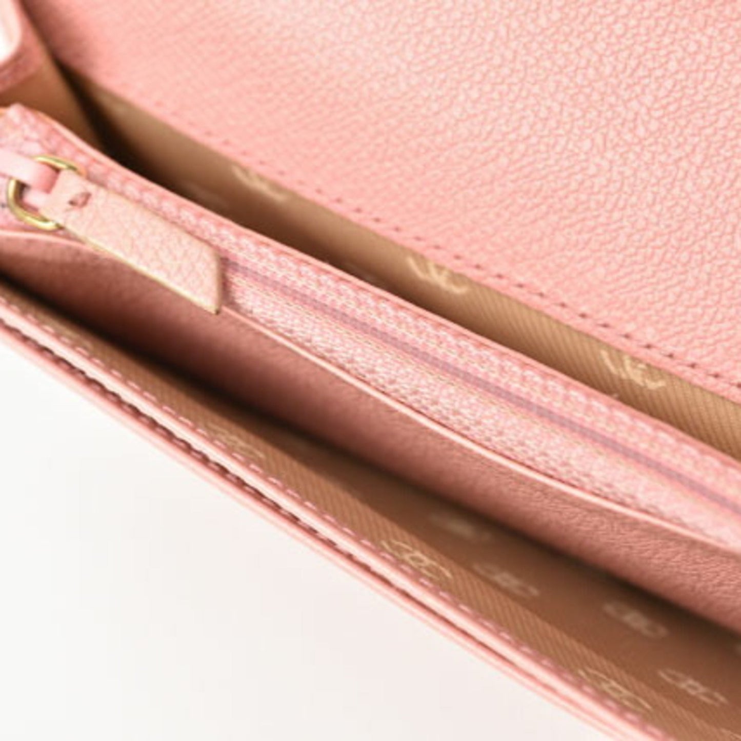 Chanel Coco Mark, Pink, Leather, wallet