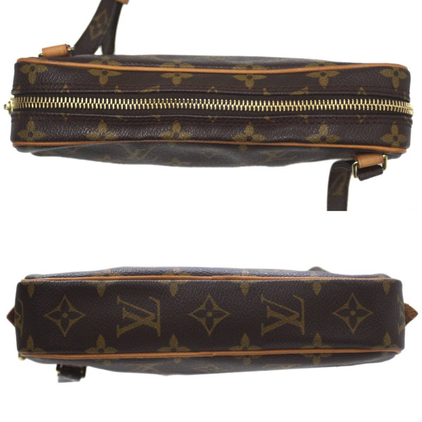 Louis Vuitton Marly, Brown, Canvas, shoulder