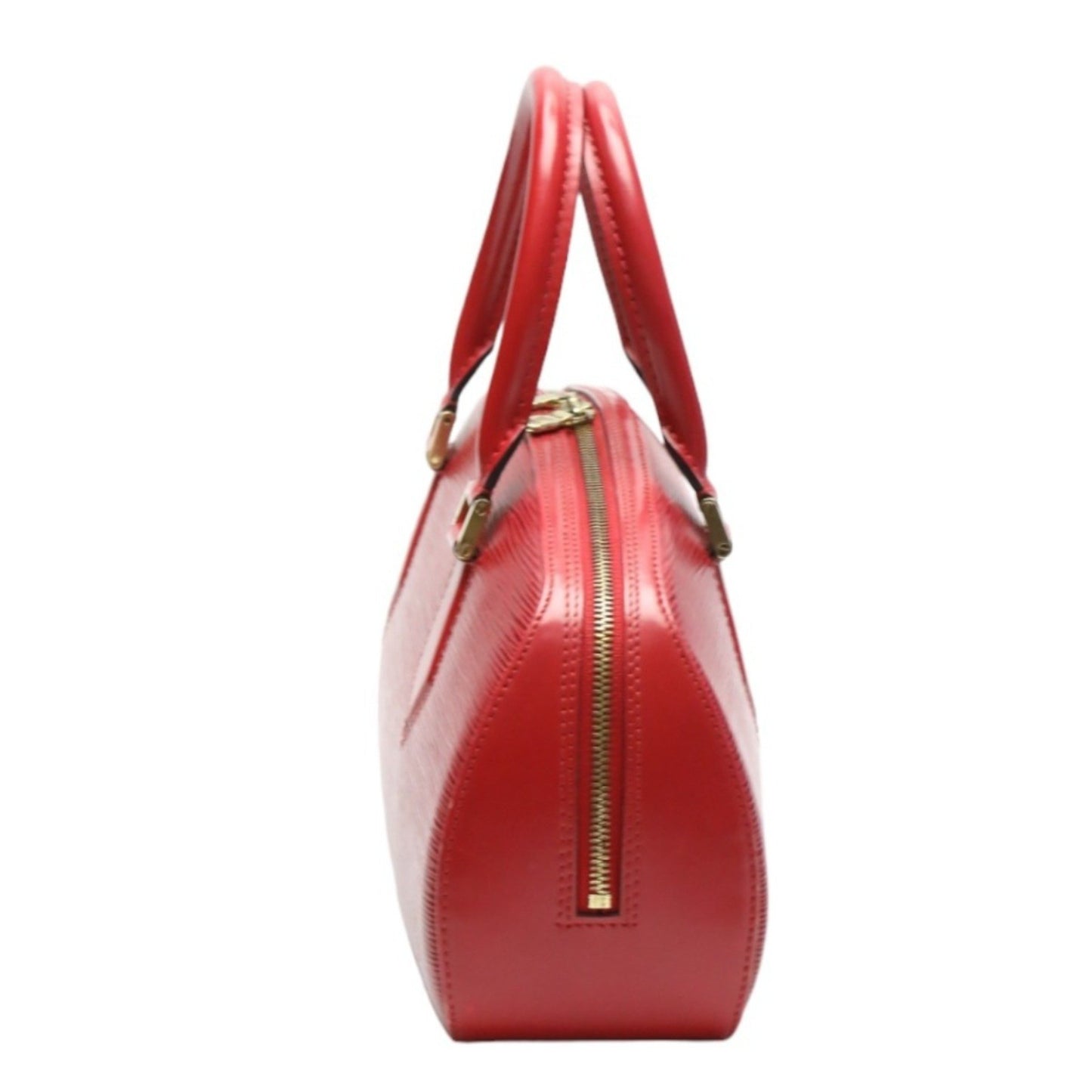 Louis Vuitton Jasmine, Red, Leather, handbag