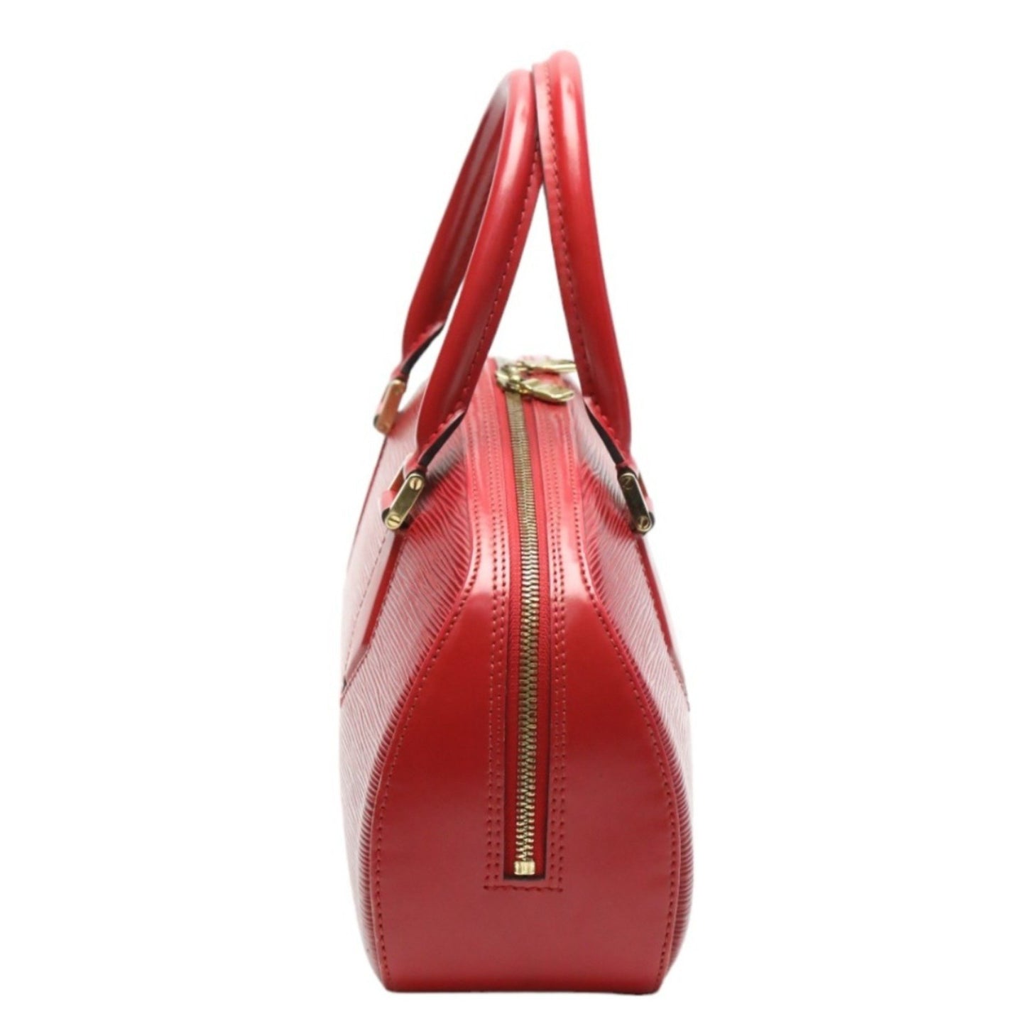 Louis Vuitton Jasmine, Red, Leather, handbag