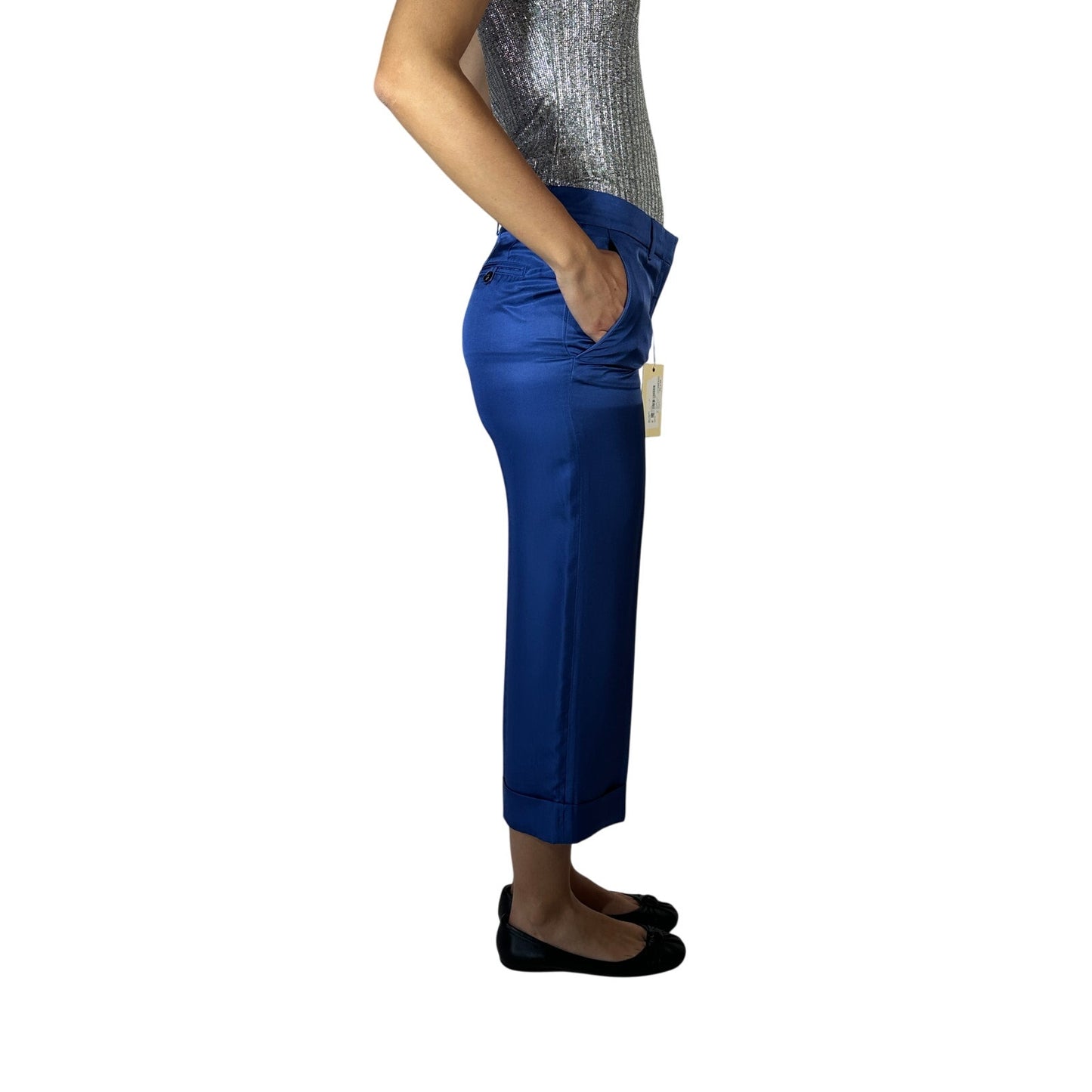 True Royal Cropped Pants