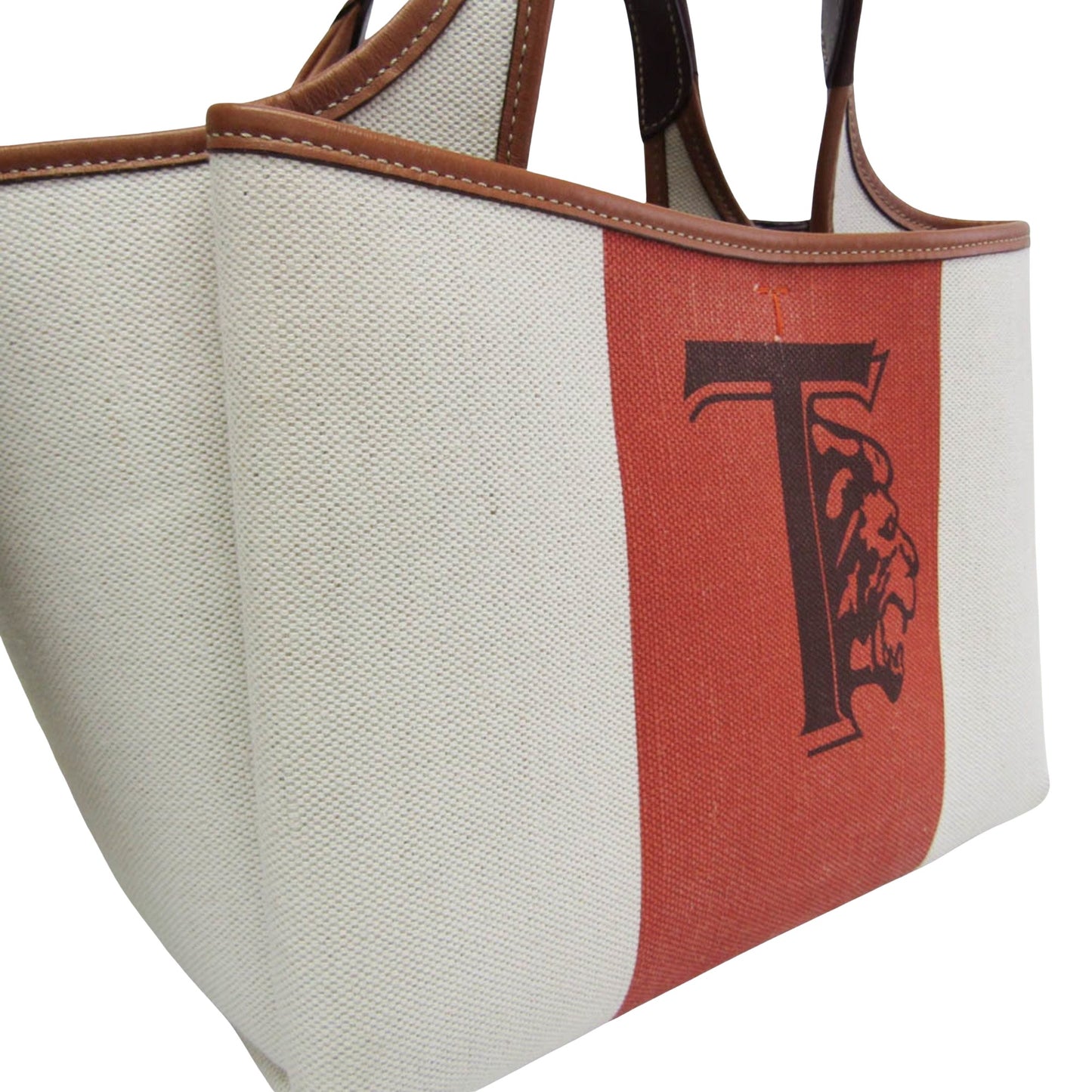 TOD'S, Beige, Canvas, handbag