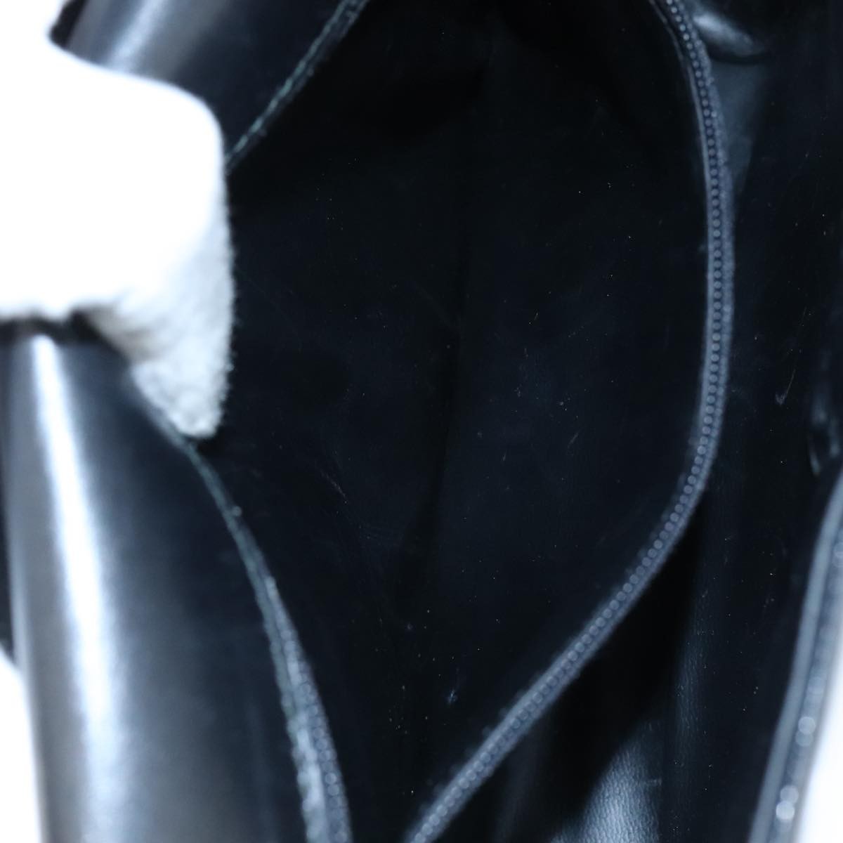 Salvatore Ferragamo Gancini Flap Leather, Black, Leather, Shoulder Bag