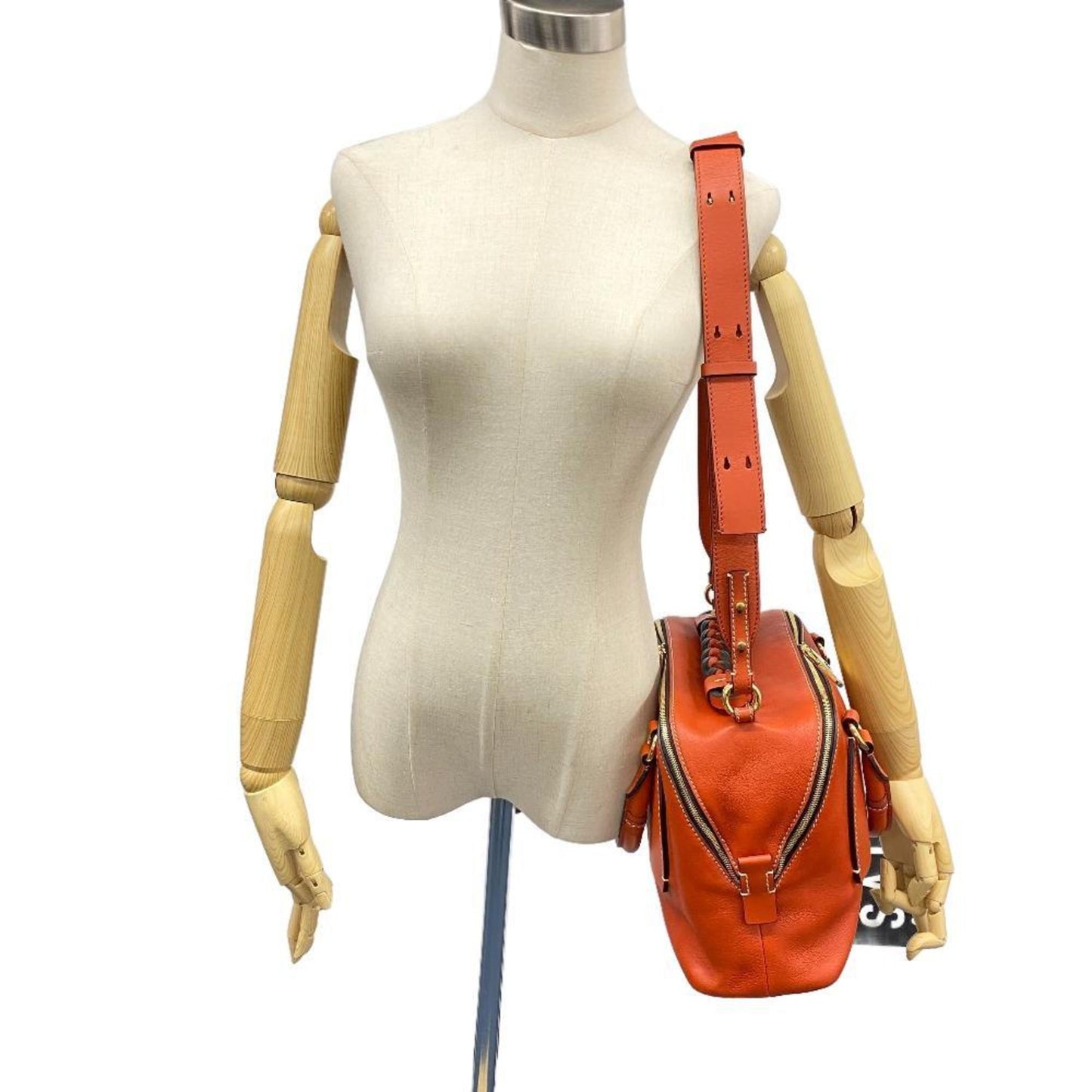Chloé, Orange, Leather, handbag