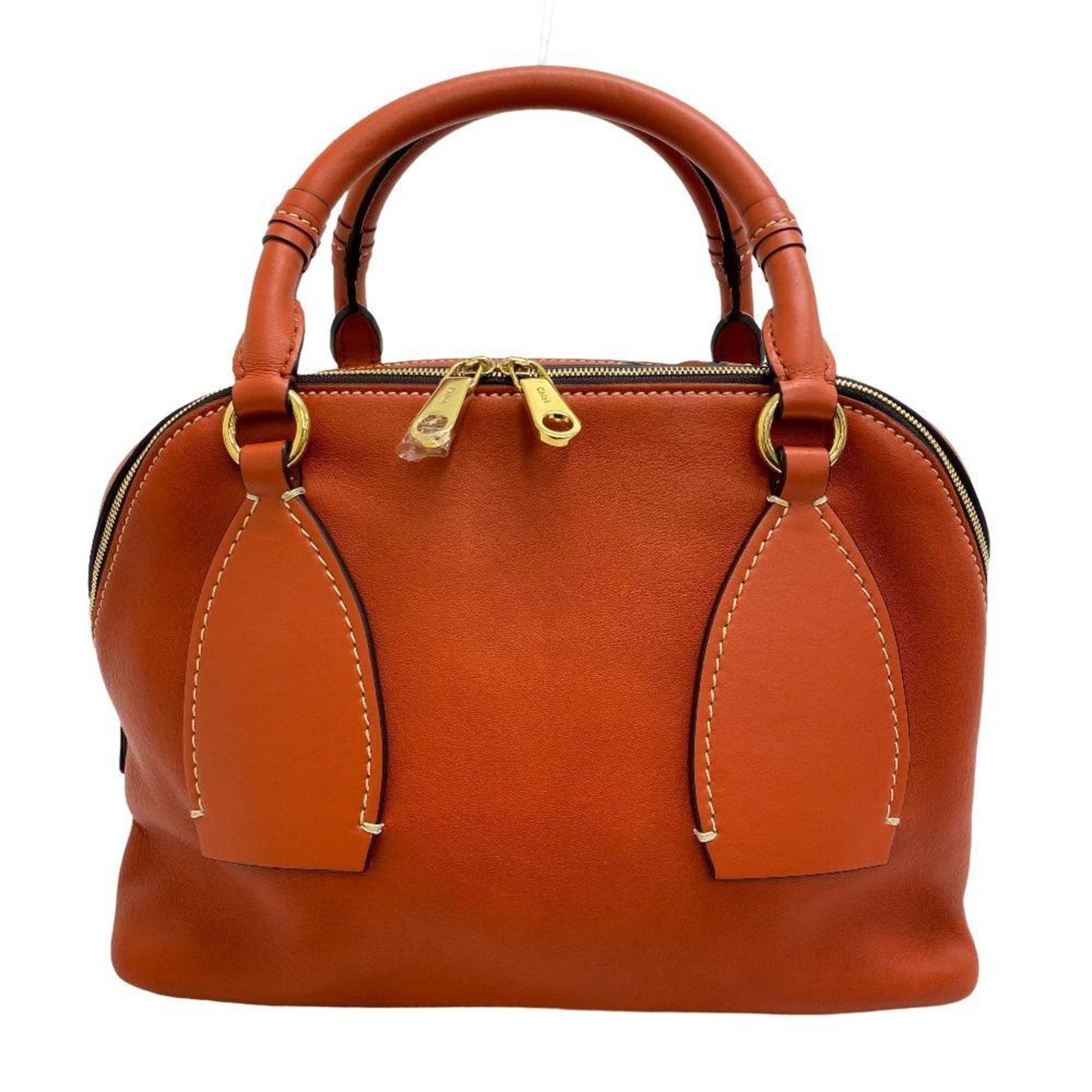 Chloé, Orange, Leather, handbag