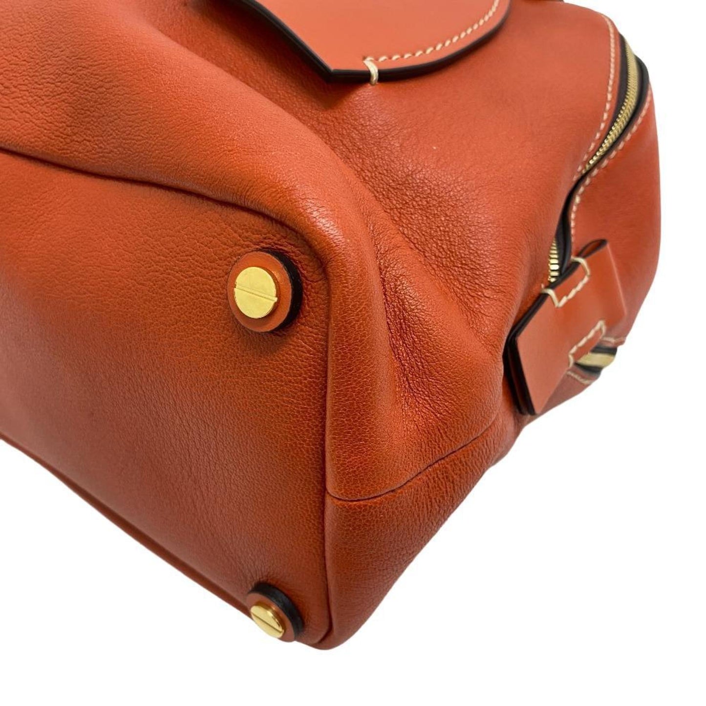 Chloé, Orange, Leather, handbag
