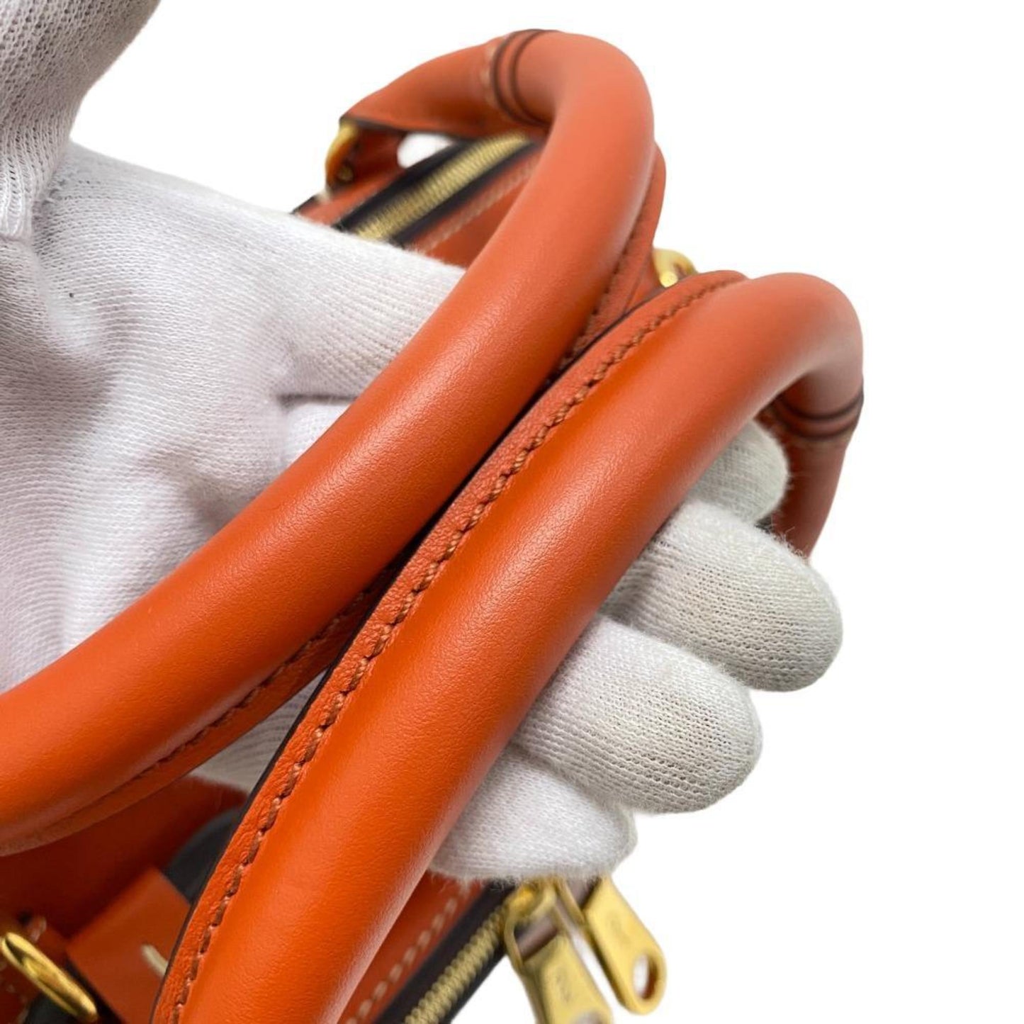 Chloé, Orange, Leather, handbag