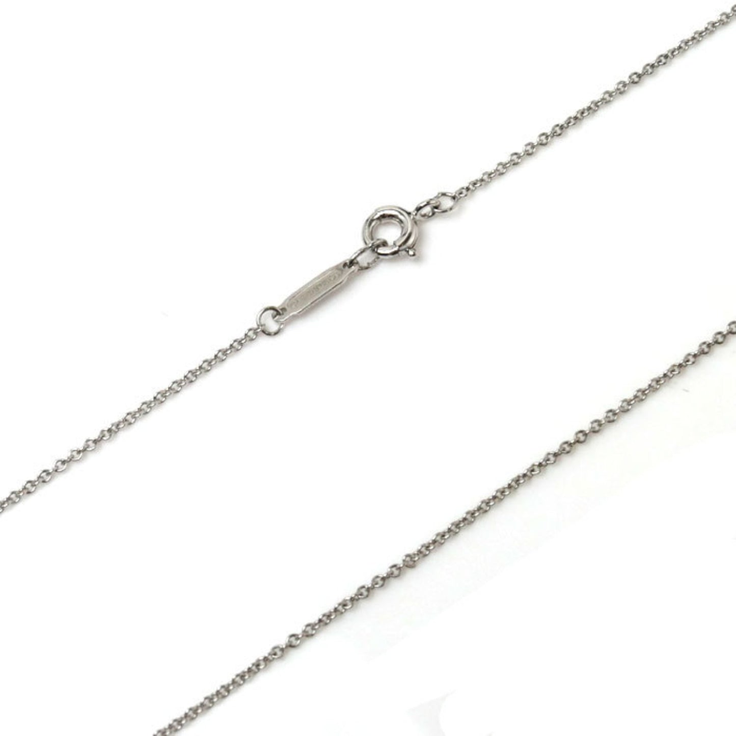 Tiffany & Co Croix, Silver, Platinum, necklace