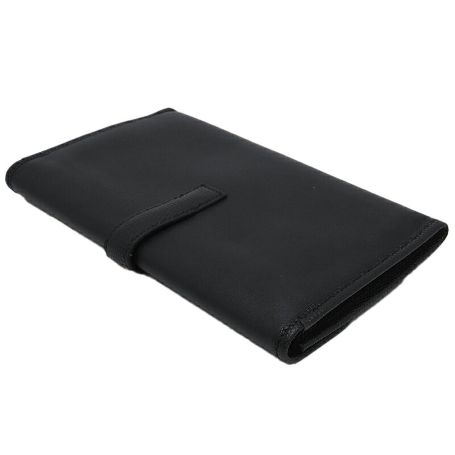Hermès --, Black, Leather, wallet