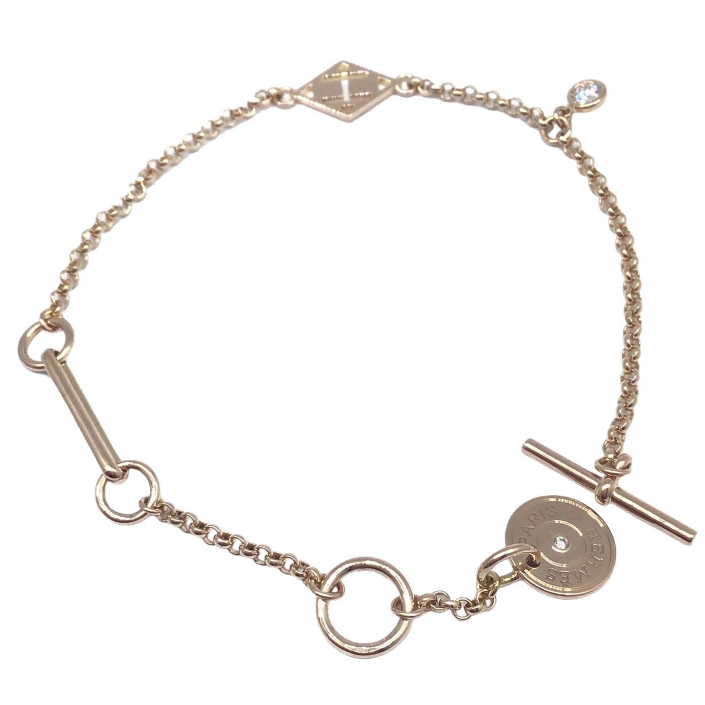 Hermès Ex-Libris, Pink, Rose Gold, bracelet