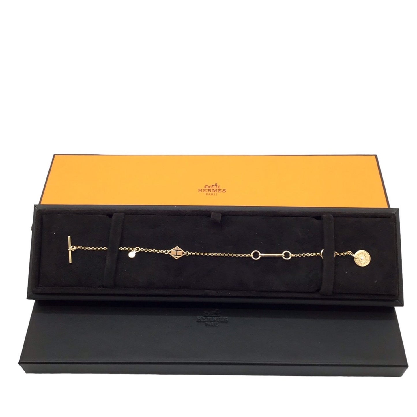 Hermès Ex-Libris, Pink, Rose Gold, bracelet