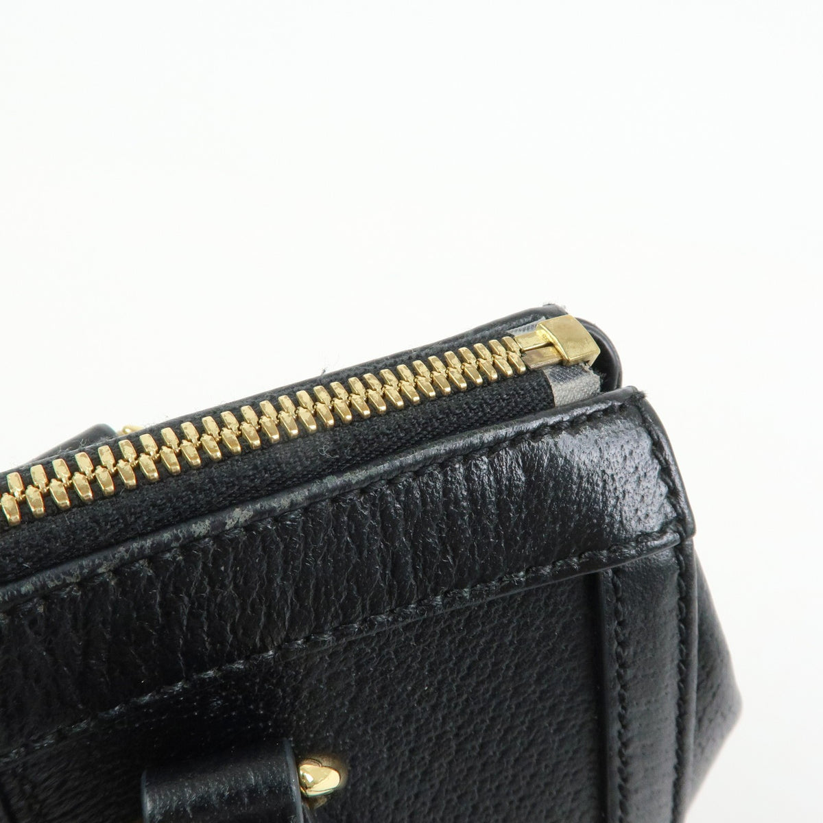 Gucci Ophidia Top Handle Leather, Black, Leather, Tote Bag