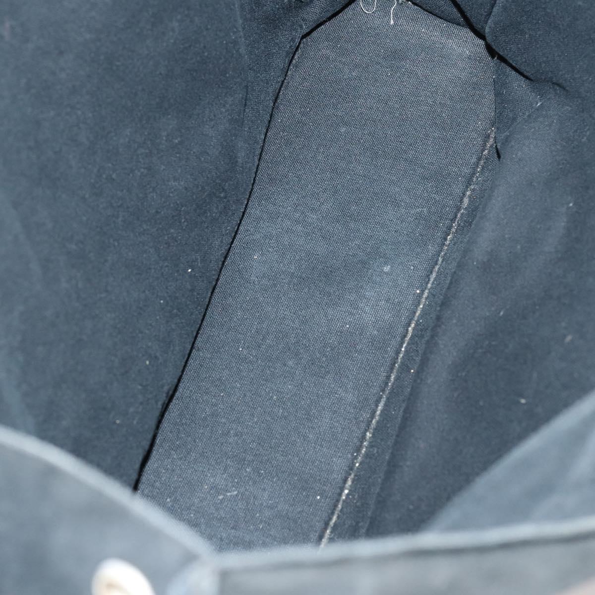 Hermes Fourre Tout Tote Canvas, BLACK, CANVAS, Handbag